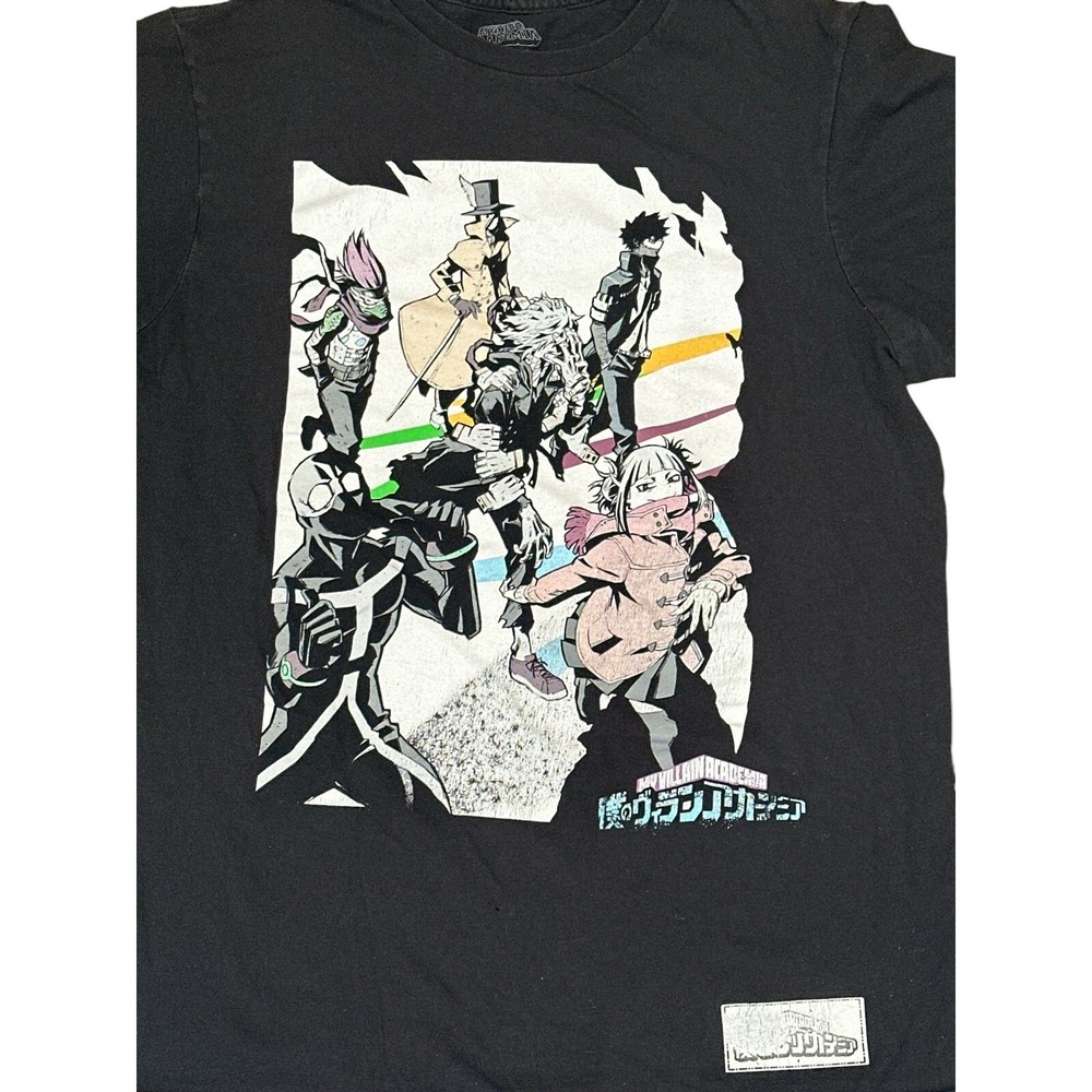 My Hero Academia Universe Villians Graphic Anime Crunchyroll T-Shirt Size M